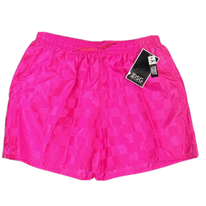 DSG Pink Checkered Athletic Shorts Size Large NWT